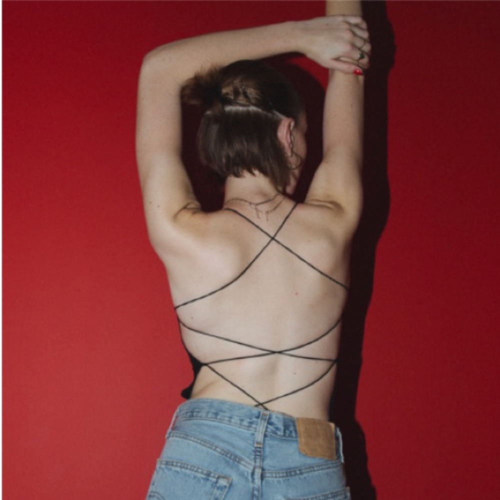 Brandy Melville Rose bodysuit